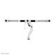 Neomounts NM-D775DX3WHITE Braccio per monitor 17-27