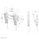 Neomounts NM-W125BLACK Supporto TV a parete 10-40