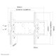 Neomounts PLASMA-W200BLACK Supporto TV a parete 37-85