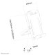 Neomounts TABLET-UN200WHITE Scrivania per supporto tablet 7-10