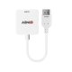 Lindy 38146 cavo e adattatore video HDMI tipo A (Standard) DisplayPort Bianco 3