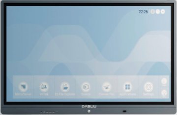 Wacebo DBLWE-E8X-86-40T-4K visualizzatore di messaggi Pannello piatto interattivo 2,18 m (86") LCD Wi-Fi 400 cd/m² 4K Ultra HD Grigio Touch screen Processore integrato Android 8.0