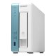 QNAP TS-131K server NAS e di archiviazione Tower Collegamento ethernet LAN Turchese, Bianco Alpine AL-214 5