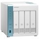 QNAP TS-431K server NAS e di archiviazione Tower Annapurna Labs Alpine AL-214 1 GB DDR3 0 TB QNAP Turbo System Bianco 9
