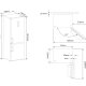 Hisense RB390N4BC2 frigorifero con congelatore Libera installazione 300 L E Acciaio inox 5