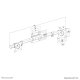 Neomounts FPMA-CB100BLACK Adattatore per braccio monitor a doppia traversa 10-27