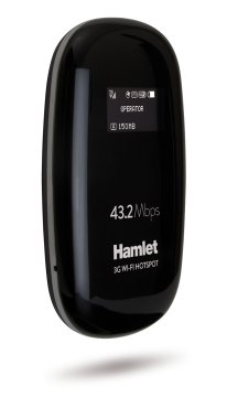Hamlet Router Wi-Fi 3G condivisione rete fino a 10 dispositivi con slot Micro SD fino a 32 GB