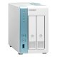 QNAP TS-231K server NAS e di archiviazione Tower Annapurna Labs Alpine AL-214 1 GB DDR3 0 TB QNAP QTS Turchese, Bianco 9