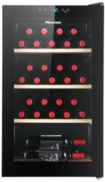 Hisense RW30D4AJ0 cantina vino Cantinetta vino con compressore Libera installazione Nero 30 bottiglia/bottiglie