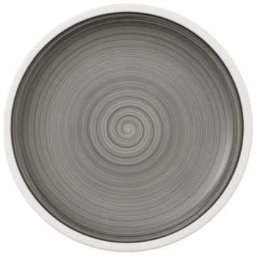 Villeroy & Boch 1042312640 piatto piano Vassoio da colazione Rotondo Porcellana Grigio 1 pz