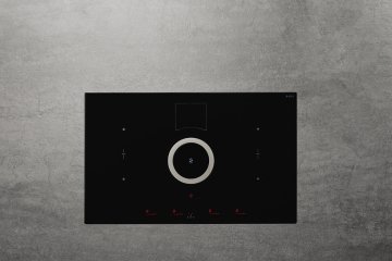 Elica NIKOLATESLA SWITCH BL/F/83 Nero Da incasso 83 cm Piano cottura a induzione 4 Fornello(i) Cappa da incasso