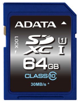ADATA SDXC 64GB UHS Classe 10