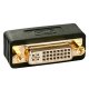 Lindy 41098 adattatore per inversione del genere dei cavi DVI-I DVI-D Nero 3