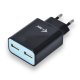 i-tec CHARGER2A4B Caricabatterie per dispositivi mobili Telefono cellulare Nero AC Interno 2