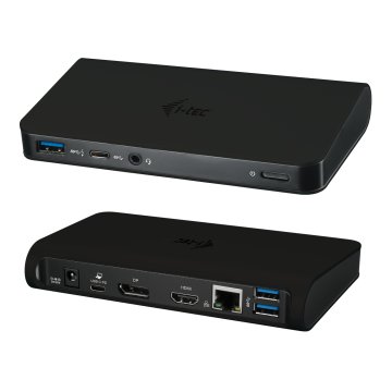 i-tec USB-C Dual Display MST Docking Station + Power Delivery 60W