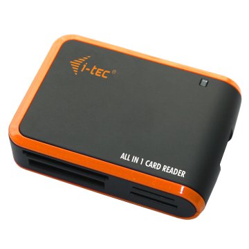 i-tec USBALL3 lettore di schede USB 2.0 Nero, Arancione