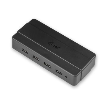 i-tec U3HUB445 hub di interfaccia USB 3.2 Gen 1 (3.1 Gen 1) Type-B 5000 Mbit/s Nero