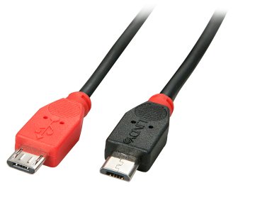 Lindy 31758 cavo USB USB 2.0 0,5 m Micro-USB B Nero