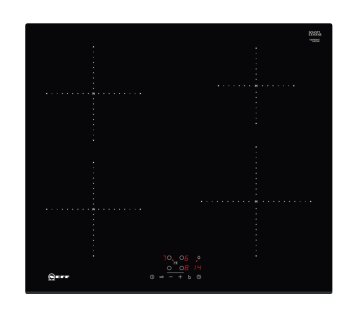 Neff T36FB40X0 piano cottura Nero Da incasso 60 cm Piano cottura a induzione 4 Fornello(i)