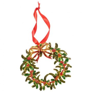 Villeroy & Boch Winter Collage Accessoires Ornamento per albero di Natale Metallo, Plastica Multicolore 1 pz