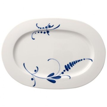 Villeroy & Boch Old Luxembourg Brindille Ovale Porcellana Bianco 1 pz