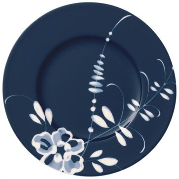 Villeroy & Boch Old Luxembourg Brindille Piatto da portata Ovale Porcellana Blu, Bianco 1 pz