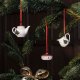 Villeroy & Boch Toy's Delight Ornamento specifico di Natale Porcellana Verde, Rosso, Bianco 3 pz 3