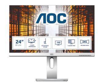 AOC P1 X24P1/GR Monitor PC 61 cm (24") 1920 x 1200 Pixel WUXGA LED Grigio