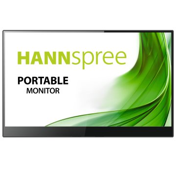 Hannspree HL161CGB Monitor PC 39,6 cm (15.6") 1920 x 1080 Pixel Full HD LED Nero, Argento