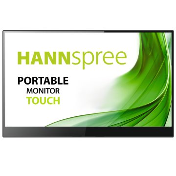 Hannspree HT161CGB Monitor PC 39,6 cm (15.6") 1920 x 1080 Pixel Full HD LED Touch screen Nero, Argento