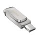 SanDisk Ultra Dual Drive Luxe unità flash USB 64 GB USB Type-A / USB Type-C 3.2 Gen 1 (3.1 Gen 1) Stainless steel 4