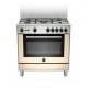 Bertazzoni La Germania Americana AMN855GCRV cucina Elettrico/Gas Gas Crema, Acciaio inox 2