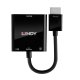 Lindy 38285 cavo e adattatore video 0,1 m HDMI tipo A (Standard) VGA (D-Sub) Nero 3