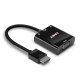 Lindy 38285 cavo e adattatore video 0,1 m HDMI tipo A (Standard) VGA (D-Sub) Nero 4