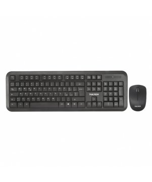 Vultech KM-820W tastiera Mouse incluso Ufficio RF Wireless QWERTY Italiano Nero