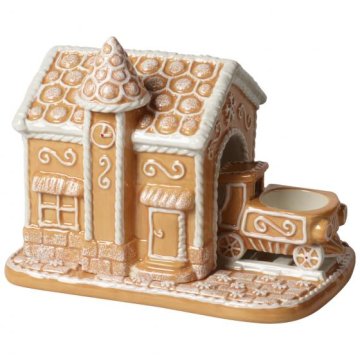 Villeroy & Boch Winter Bakery statuetta e statua ornamentale Marrone, Bianco Porcellana
