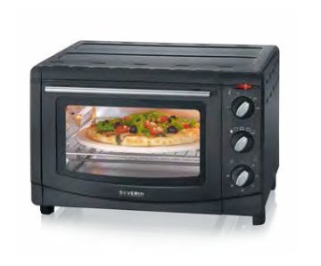 Severin TO 2068 fornetto con tostapane 20 L 1500 W Nero Grill