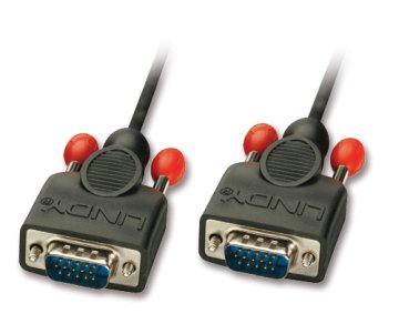 Lindy 2m HD15 cavo VGA VGA (D-Sub) Nero