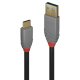 Lindy 36911 cavo USB 1 m USB C USB A Nero, Grigio 2