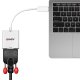 Lindy 43242 cavo e adattatore video 0,17 m VGA (D-Sub) USB tipo-C Bianco 3