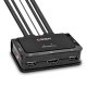 Lindy 42345 switch per keyboard-video-mouse (kvm) Montaggio rack Nero 3