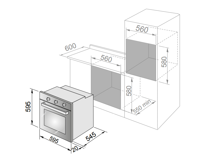 PLM 7 XLX ED - De'Longhi PLM 7 XLX ED forno 72 L A Acciaio inossidabile -  Forni da incasso - Negozi Elettronica Roma - Radionovelli