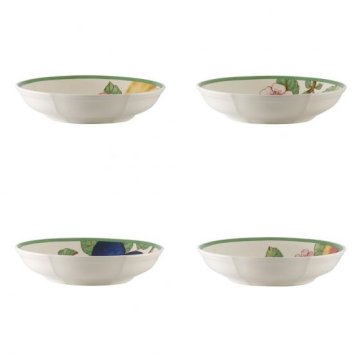 Villeroy & Boch French Garden Fruttiera Rotondo Porcellana Multicolore 4 pz