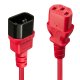 Lindy 30477 cavo di alimentazione Nero, Rosso 1 m Accoppiatore C14 Accoppiatore C13 2