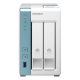 QNAP TS-231P3 NAS Tower Annapurna Labs Alpine AL-214 2 GB DDR3 0 TB QNAP QTS Turchese, Bianco 2