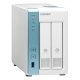QNAP TS-231P3 NAS Tower Annapurna Labs Alpine AL-214 2 GB DDR3 0 TB QNAP QTS Turchese, Bianco 9
