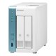 QNAP TS-231P3 NAS Tower Annapurna Labs Alpine AL-214 2 GB DDR3 0 TB QNAP QTS Turchese, Bianco 10