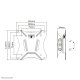 Neomounts NM-W60BLACK Supporto monitor/TV a parete 10-30