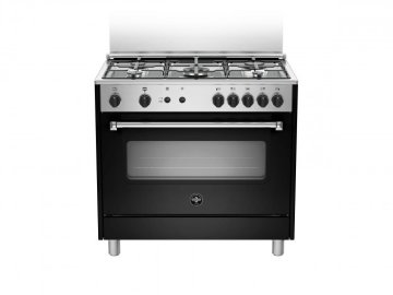 Bertazzoni La Germania Americana AMN965GNEV cucina Elettrico/Gas Gas Nero