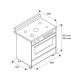 Bertazzoni La Germania Americana AMN965GNEV cucina Elettrico/Gas Gas Nero 3